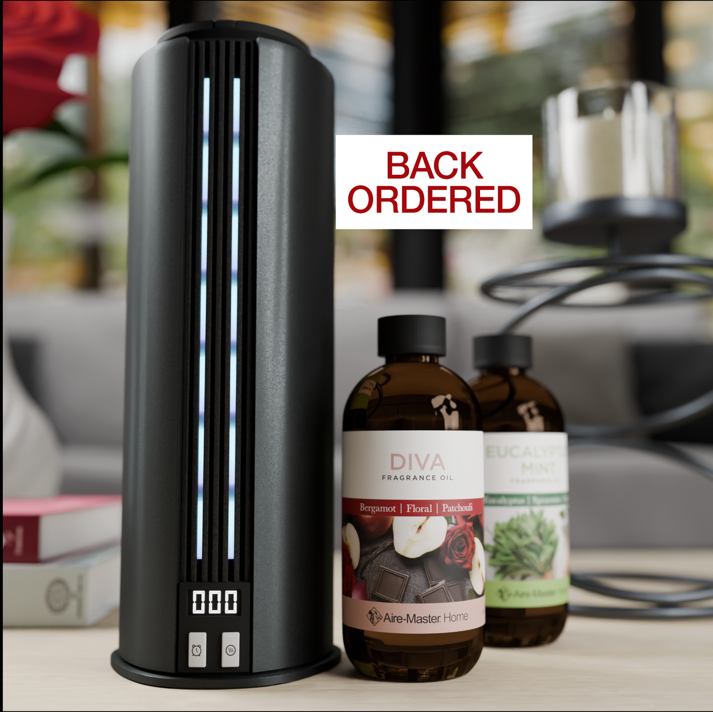 Tower Scent Diffuser Kit - Rechargeable (Medium Space) Scent Included